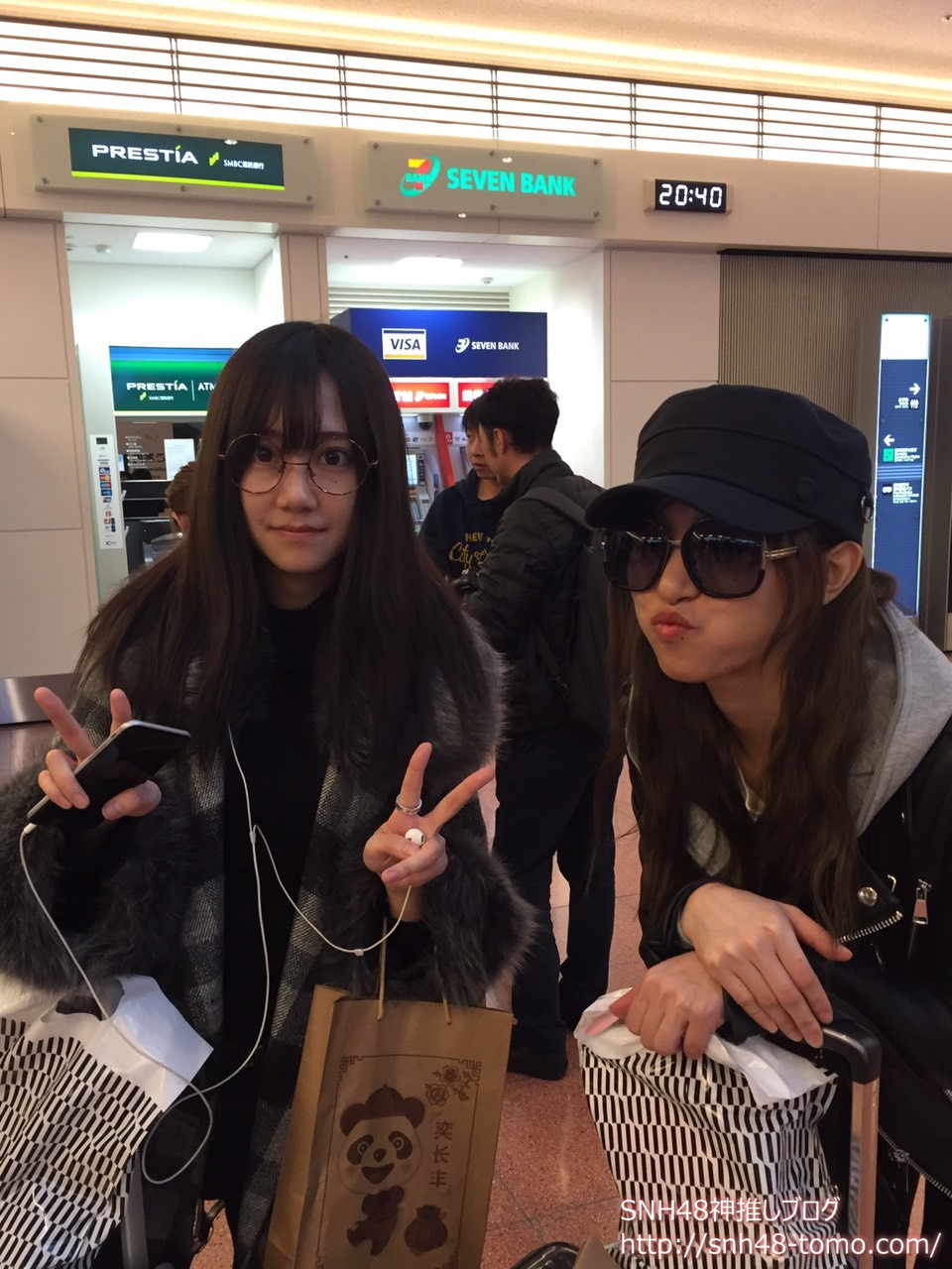 SNH48週刊少女で来日しているメンバーのお迎えに行ってきた in 羽田空港